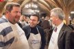 Bernd Reisig mit dem SPD Fraktionsvorsitzenden Frankfurts Mike Josef und Oberbürgermeister Peter Feldmann