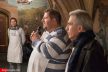 Bernd Reisig und Oberbürgermeister Peter Feldmann begrüßen die Gäste im Ratskeller.