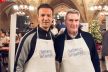 Eintracht Vorstand Fredi Bobic mit Ex Fußballer Dieter Müller