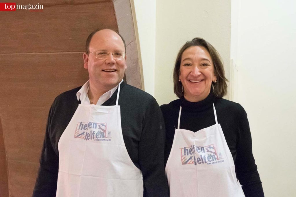 Mark Agatz und Kempinski Frankfurt-Direktorin Karina Ansos