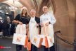 Schauspielerin Radost Bokel mit Commerzbank Aufsichtsratchef Klaus Peter Müller und hr Intendant Manfred Krupp