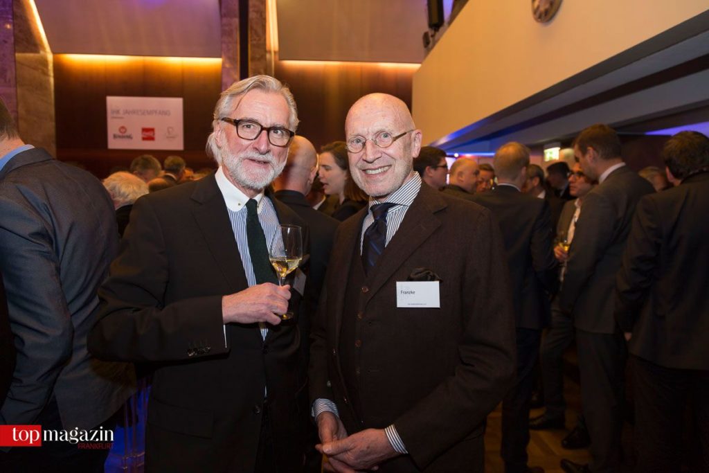 Hans-Jürgen O. Hauser (Werbeagentur Hauser & Partner) mit Architekt Jo. Franzke