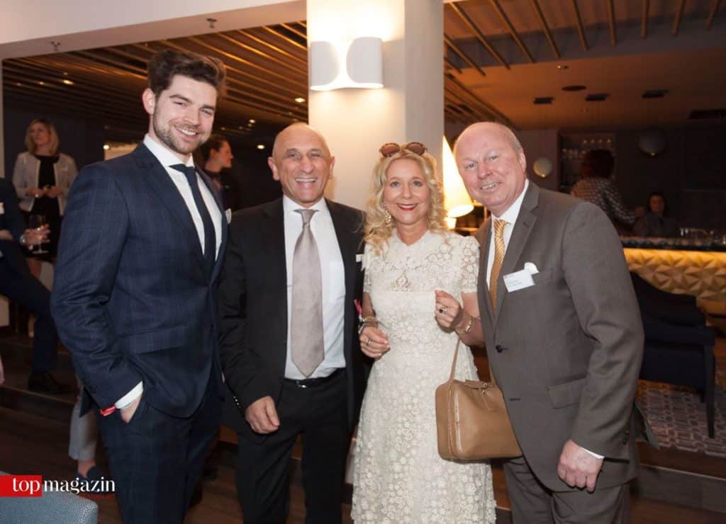 Andreas Apel, Jerzy Behnke (Gsp Städtebau), Cornelia Mattheußer (Mattheußer Immobilien) und Hans Mattheußer (GeRo Real Estate)