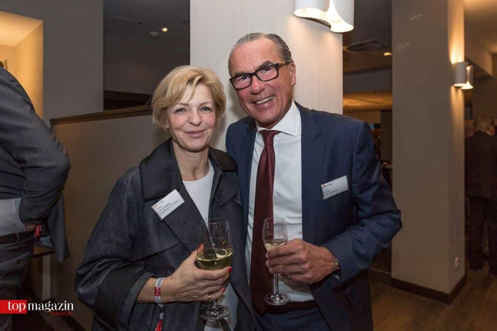 Anette von Zitzewitz (Zitzewitz Kommunikation) mit Rechtsanwalt Klaus Beine (Beiten Burkhardt)