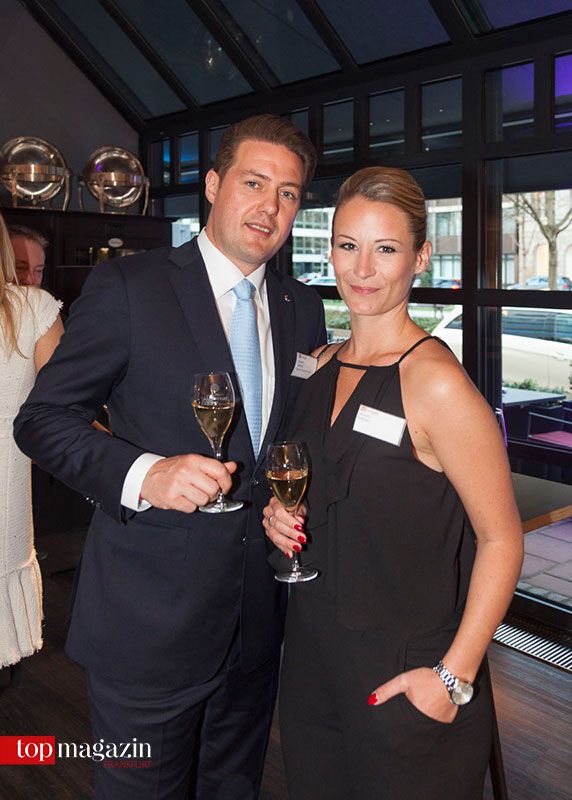 Benjamin Jansen (The Spa im Frankfurter Hof) mit Jennifer Köhler