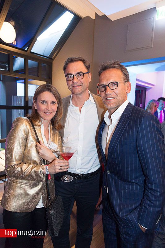 Brigitte Adrian-Schroeder (Balance Yoga), Marcus Schroeder und Ulrich Höller (GEG German Estate Group)