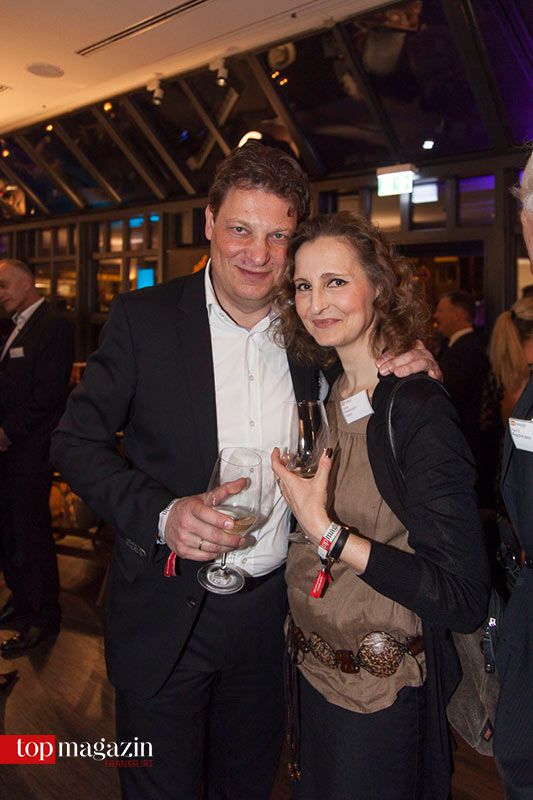 Claudio Montanini (Marketing Club Frankfurt) zusammen mit Saskia Winkelmann (PSM&W)