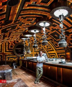 Ashley Sutton in der Bar 'Dreadnought', die noch 2017 im Avani Riverside Hotel in Bangkok eröffnen wird.