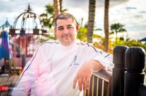 Erlantz Gorostiza, Küchenchef des Zweisternerestaurants 'M.B.' im 'The Ritz-Carlton Abama'