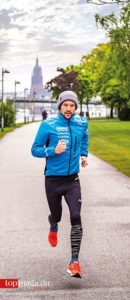 Patrick Lange beim Training am Mainufer