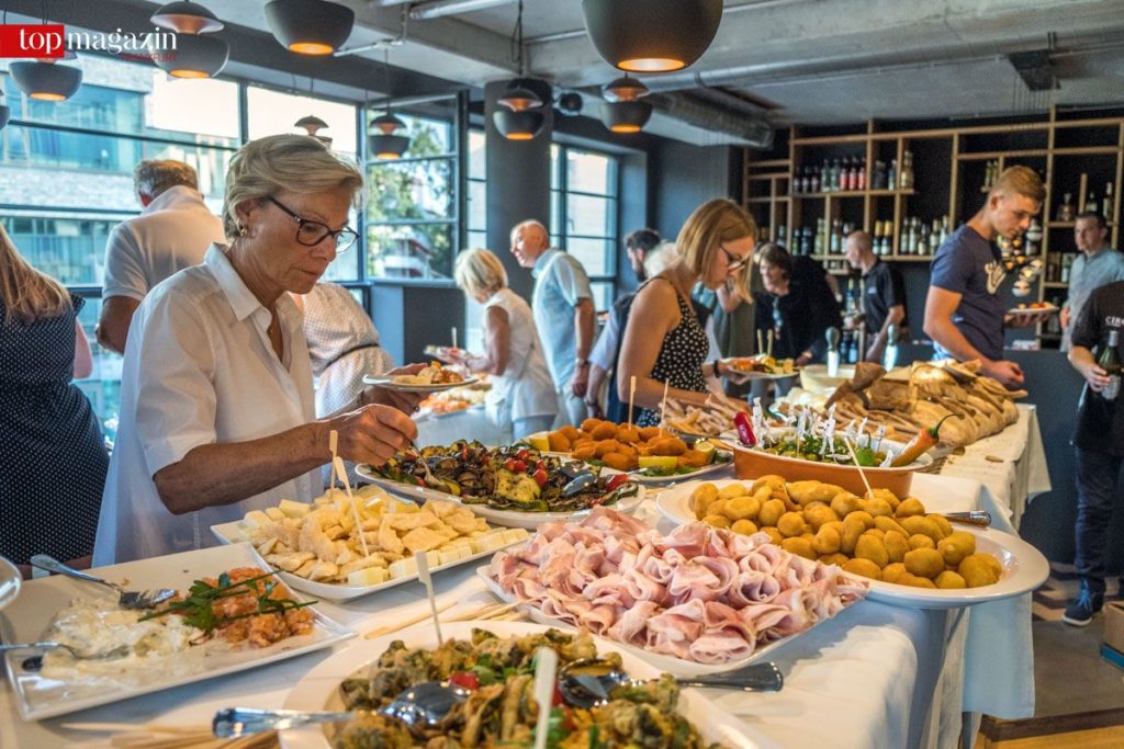 Antipasti, Schinkenspezialitäten, zarter Büffelmozzarella – das Buffet ließ keine Wünsche offen.