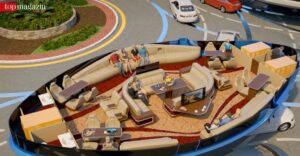 Die Gondeln lassen sich in Luxustransportmittel umwandeln.