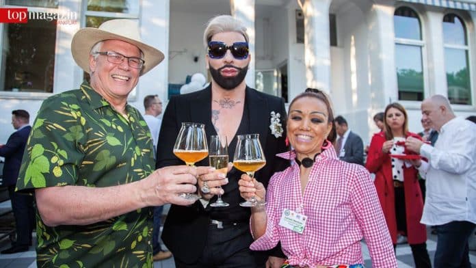 James W. Herman, Harald Glööckler und Leilani Herman