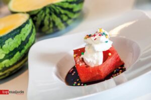 Skinny Mini Watermelon Cakes
