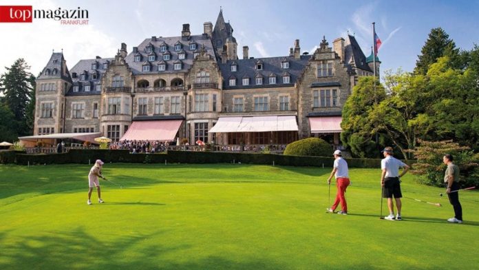 Der idyllische Golfplatz des Schlosshotel Kronberg (Foto Martin Joppen)