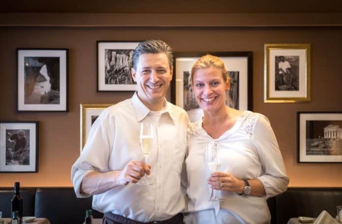 Restaurantleiter Giacomo Ottomanelli und Inhaberin Maren Altpeter