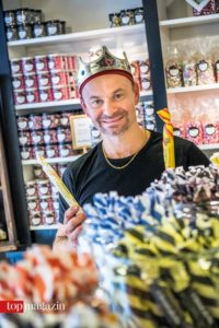 Stefan Fransson aus dem 'Polkaprinsen' wurde 2013 zum Polkagris-Weltmeister gekürt.