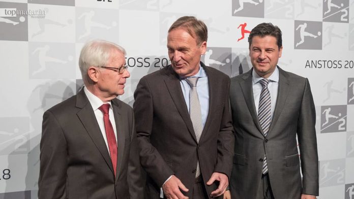 Dr. Reinhard Rauball, Hans-Joachim Watzke und Christian Seifert