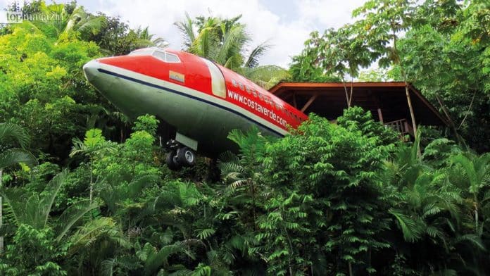 Keine gewöhnliche Schlafstätte, sondern eine umgebaute Boeing 727