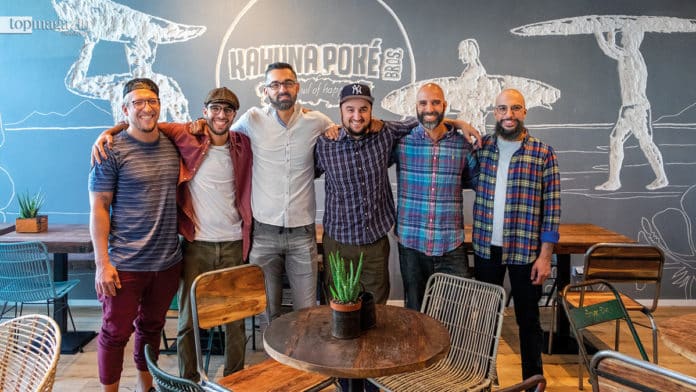 Die Poke Bros - Alexander Kirschniok, Oualid Chahboune, Wlassios und Pablo Kordonias, Jalalle und Ilias Chahboune