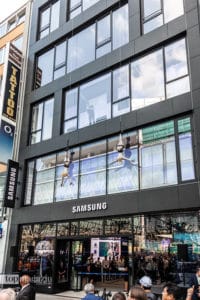 Der Samsung Showcase auf der Zeil - einen vergleichbaren Storegibt es bisher nur in New York