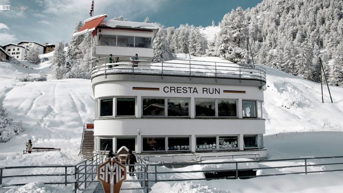 Das Clubhaus des St. Moritz Tobogganing Club