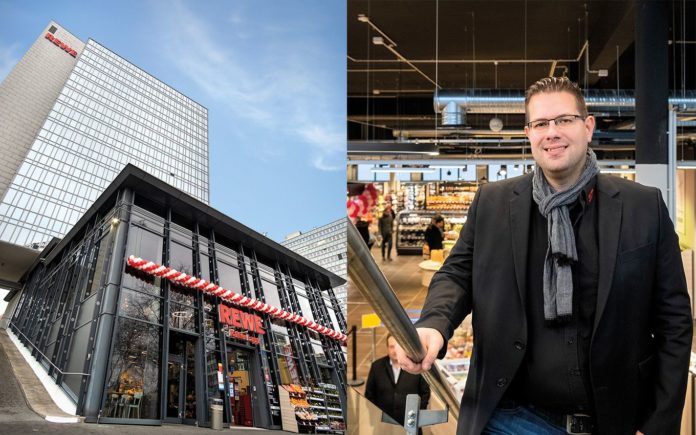 Bernd Kaffenberger eröffnete den neuen 700 qm großen Rewe CentralTower in Eschborn