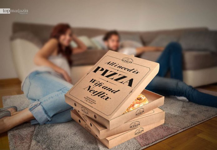Pizza von Scialpi für den Netflix Abend