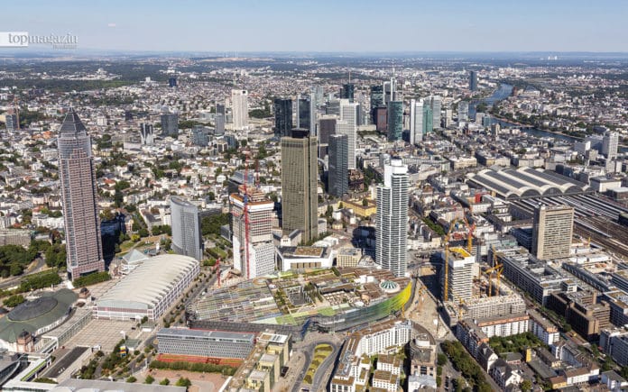 Auf dem Millennium-Arenal soll Deutschlands höchster Wolkenkratzer stehen (CA Immo)