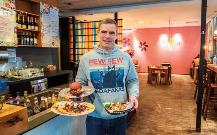 Vunk Food-Betreiber Bodo Wanjura mag es fabenfroh und „vunky“
