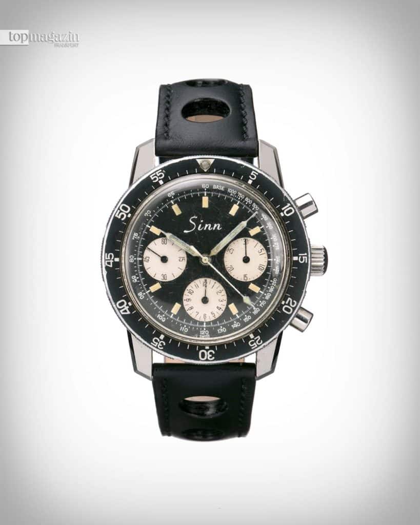 Aus der Unternehmenssammlung- eine historische SINN 103A, einer der ersten Fliegerchronographen von Sinn Spezialuhren