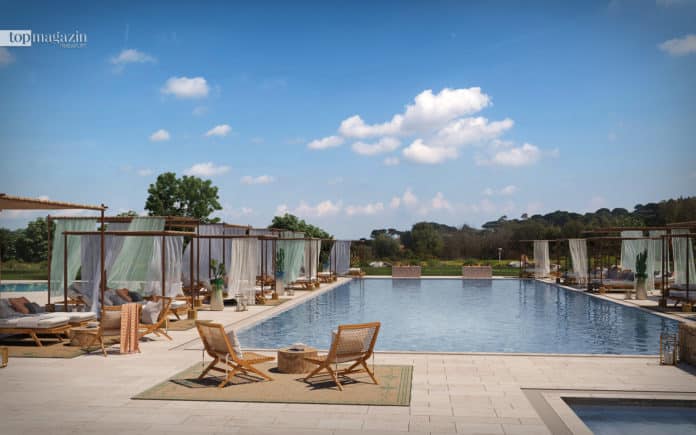 An den großen Außenpools gibt’s genügend Privatsphäre zum Entspannen