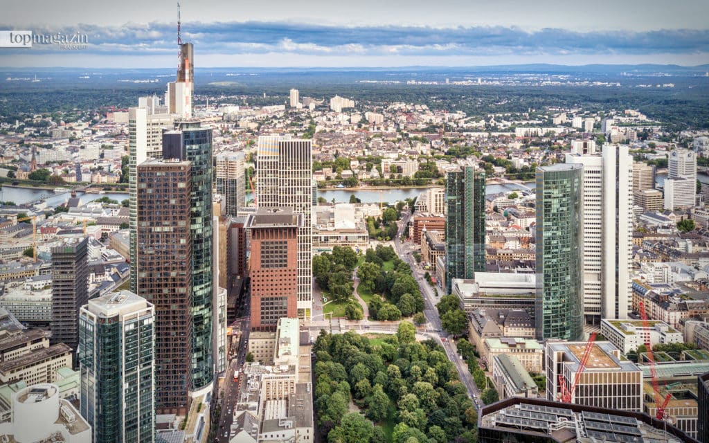 Die frankfurter Skyline