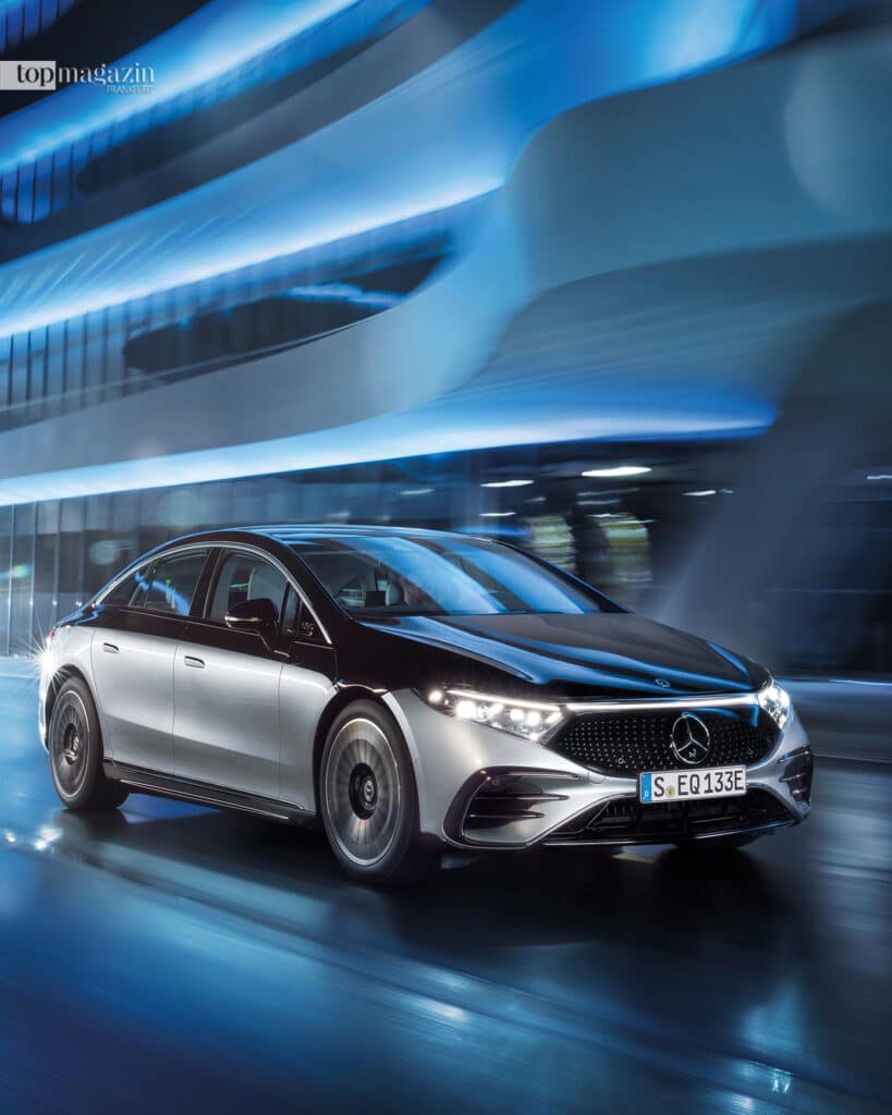 Die Elektro-Limousine EQS von Mercedes