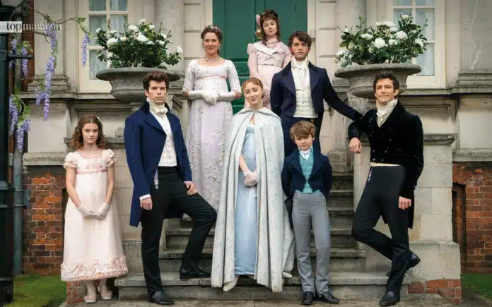 Die Schauspiel-Familie Bridgerton am Set. Für die zweite Staffel des Netflix-Hits sind die Dreharbeiten bereits im Frühjahr gestartet