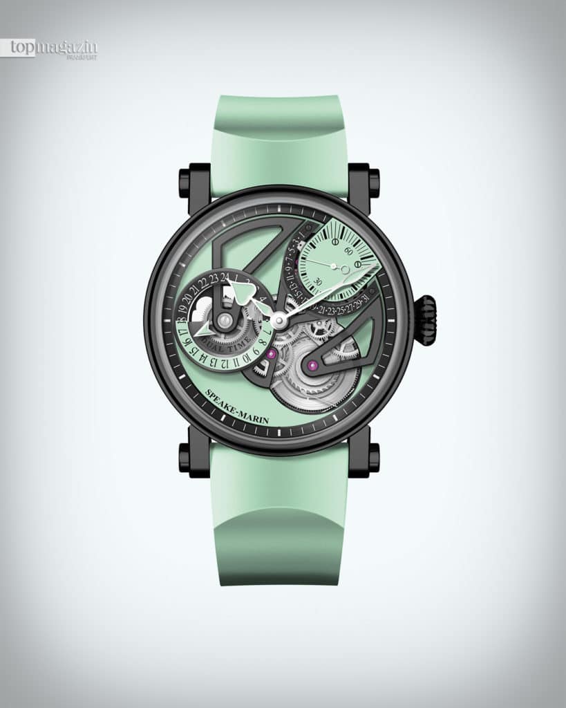 One and Two Openworked Dual Time von Speake-Marin