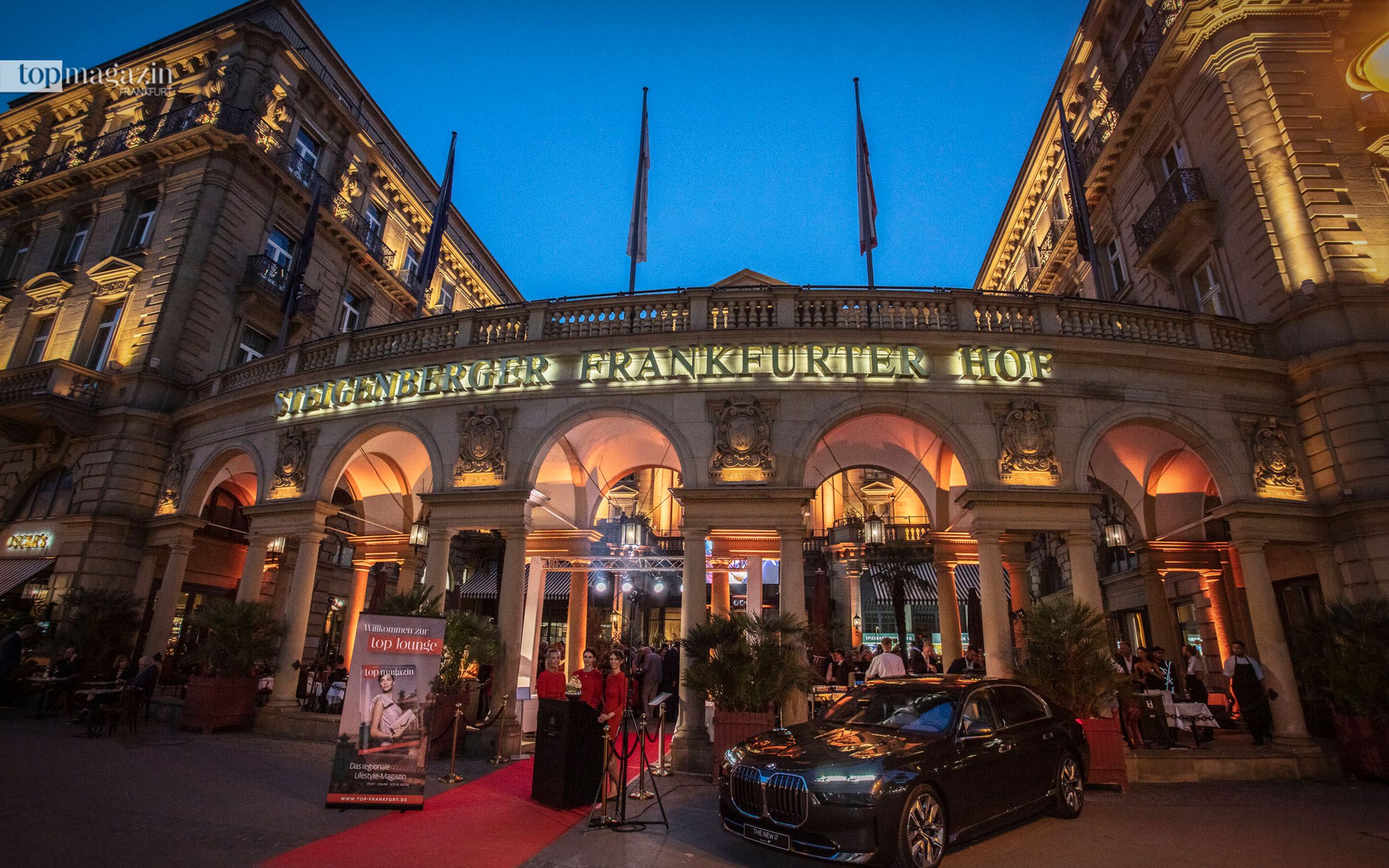 Top Lounge im Frankfurter Hof: Vom Grand Hotel ins Weltall