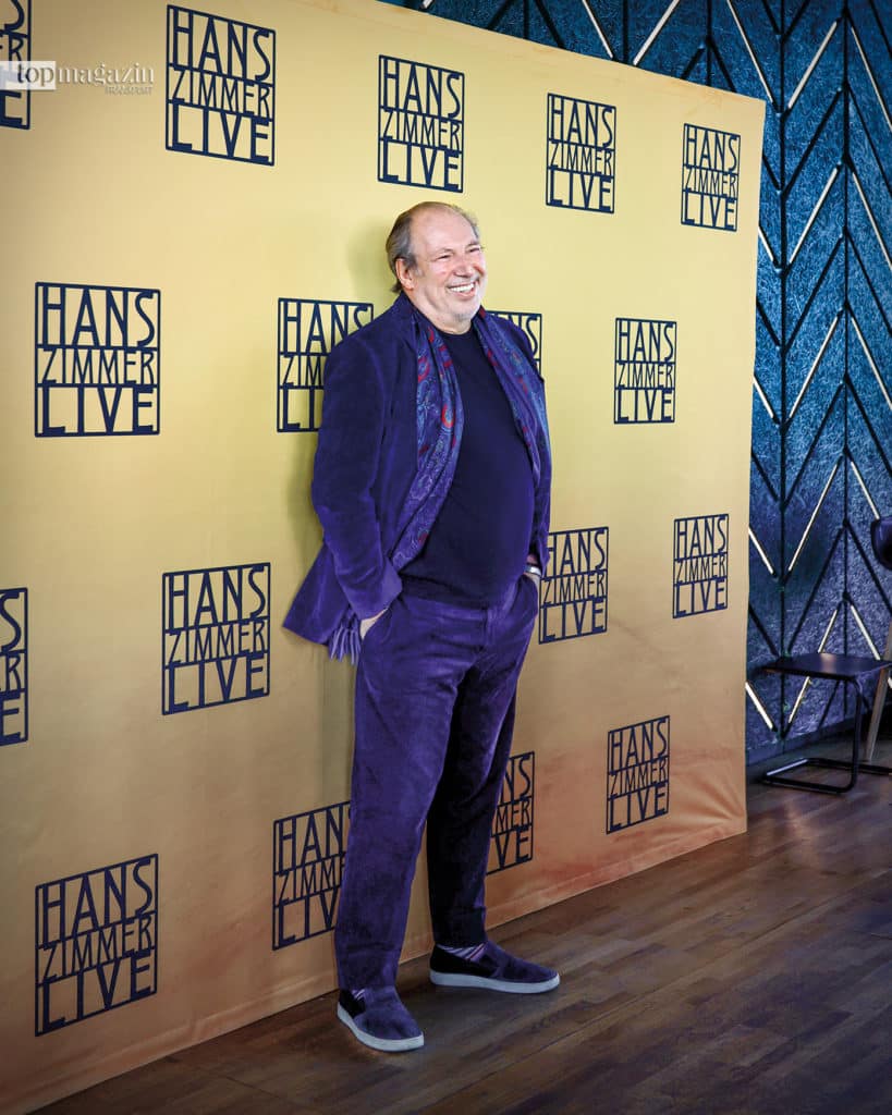 Lässig und charmant - Hans Zimmer bei unserem Interviewtermin in Berlin