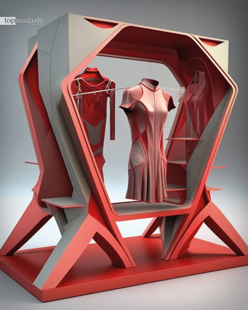 Die KI-Entwürfe für den Pop-up-Store in Frankfurt (Strauss)