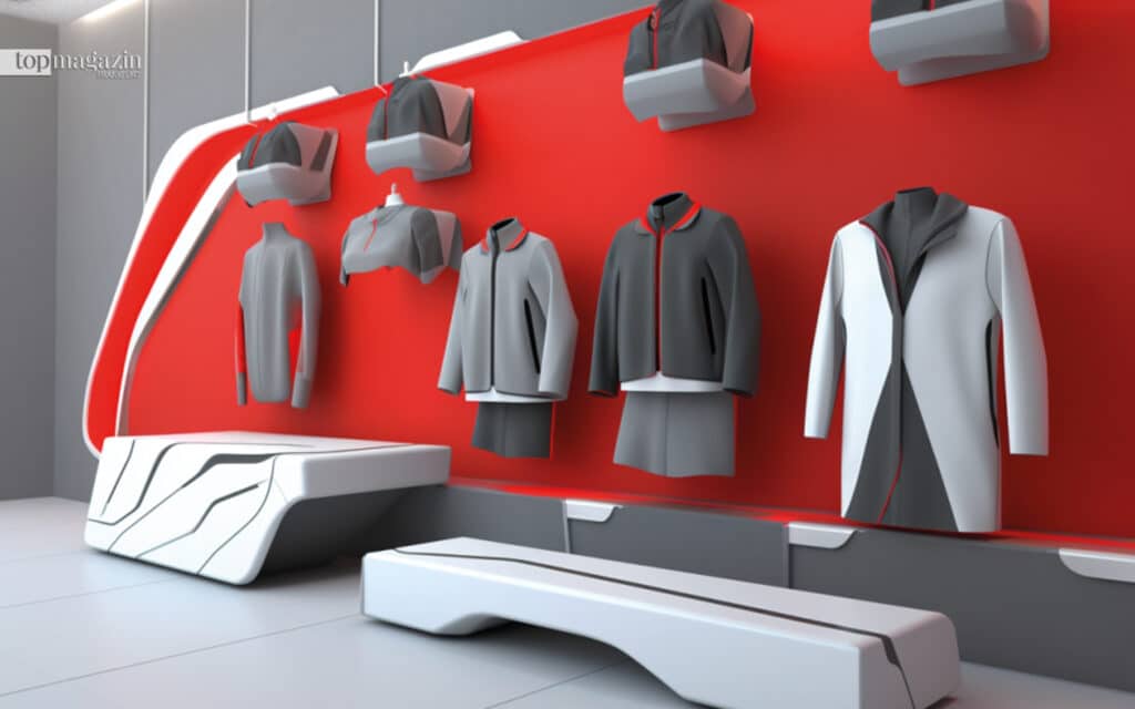 Die KI-Entwürfe für den Pop-up-Store in der My Zeil (Strauss)