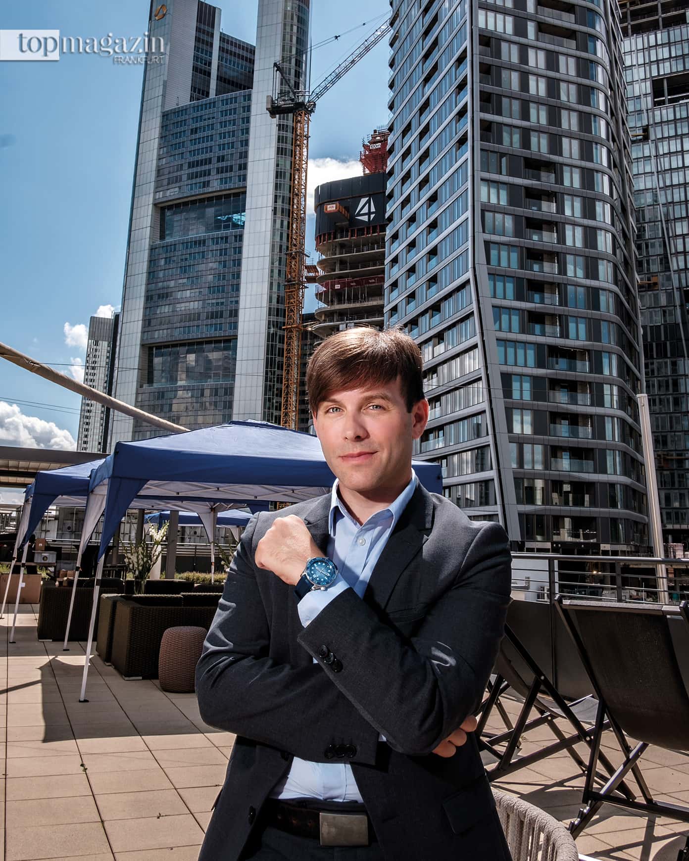 Omega Store-Manager Daniel Gerwin freut sich auf die Gäste.