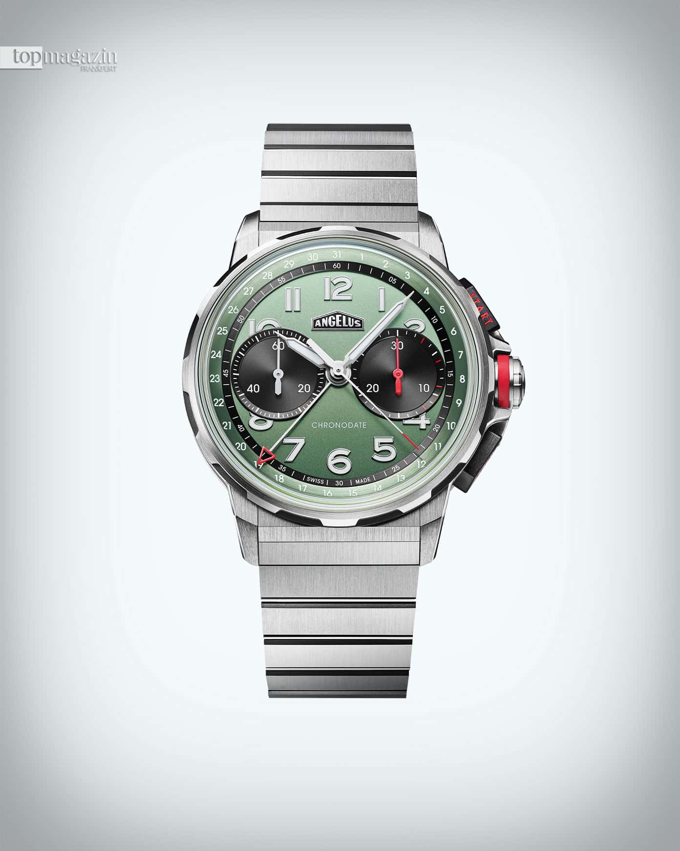 Die Chronodate Green Titanium von Angelus
