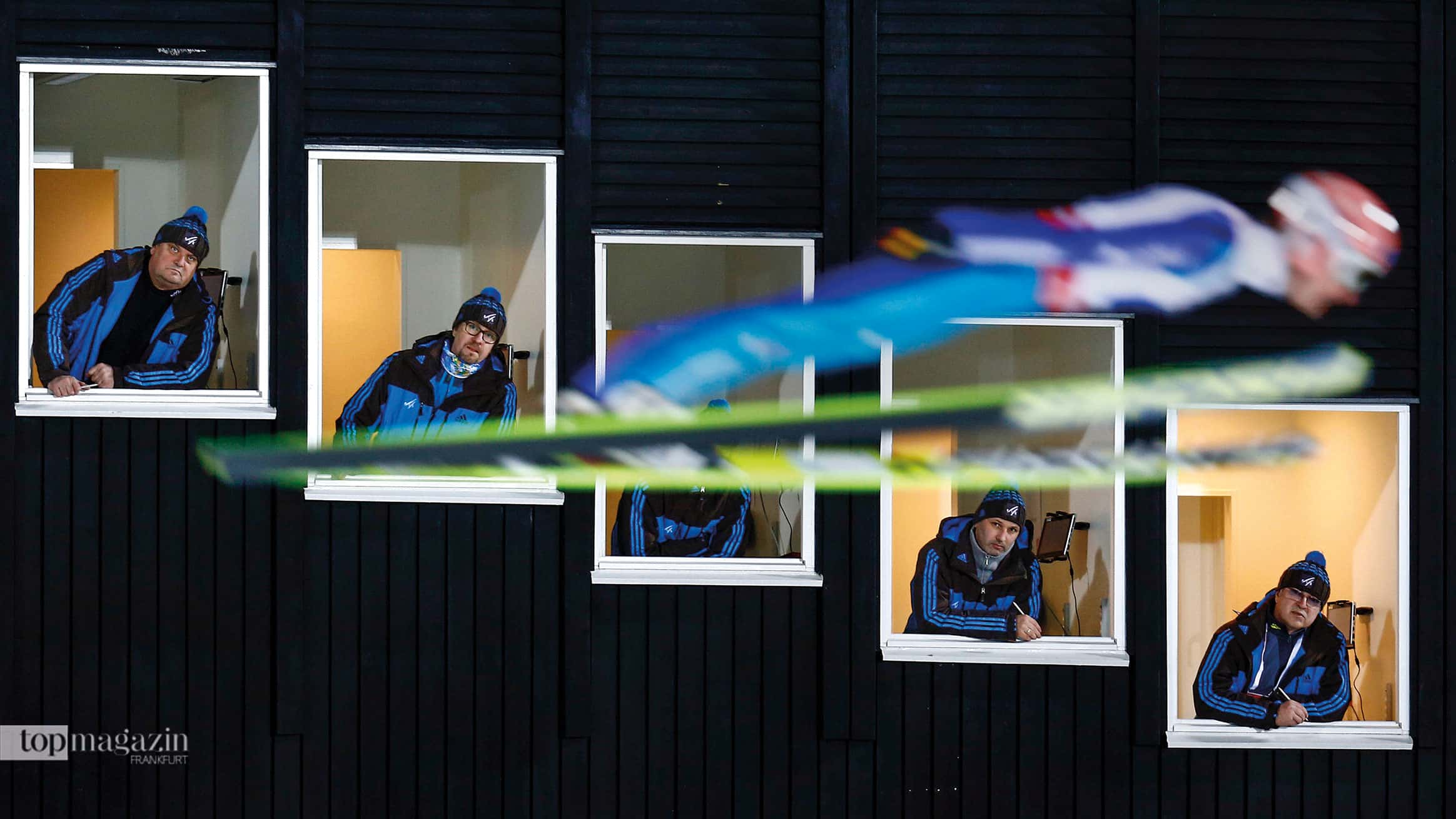 Linientreu: Skispringer Severin Freund bei der WM von der kleinen Schanze im schwedischen Fallun. Skispringen findet Pfaffenbach herausfordernd, weil – scheinbar – alles immer gleich aussieht.