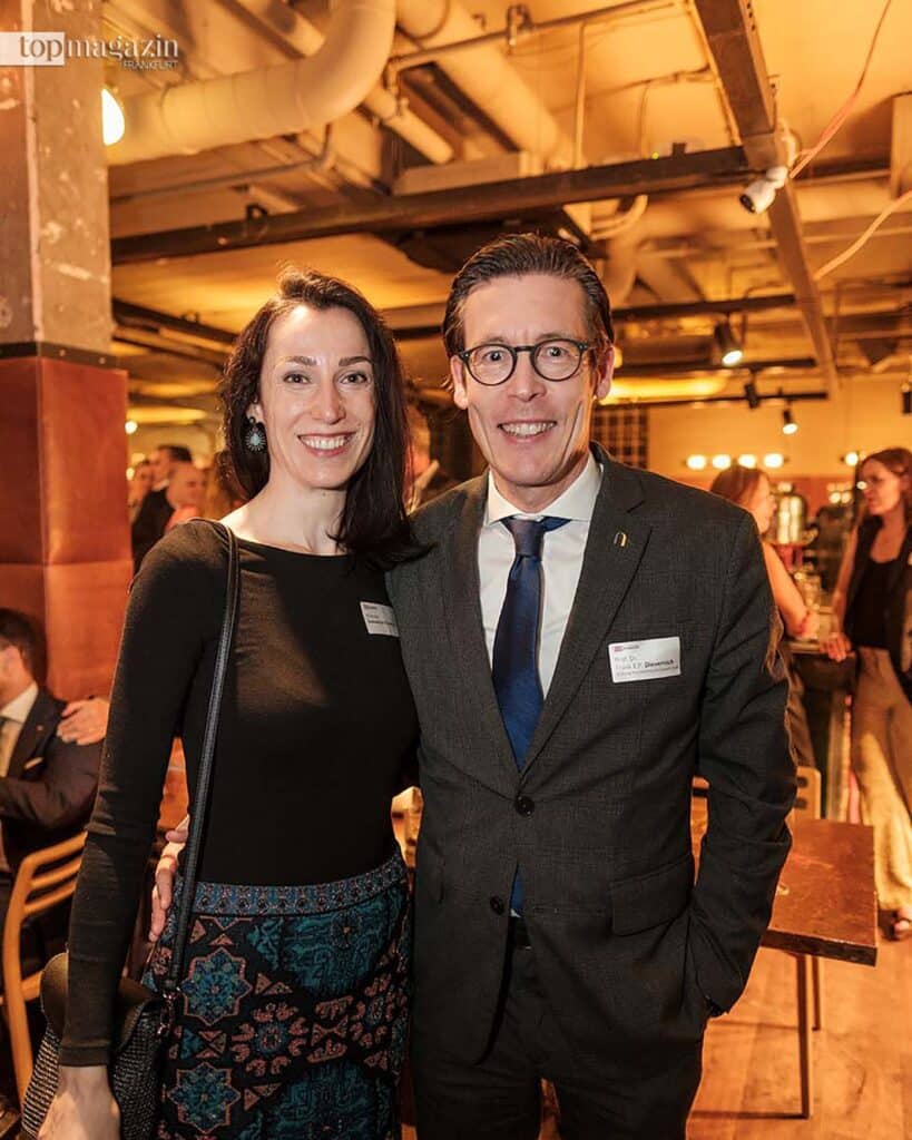 Prof. Dr. Frank E.P. Dievernich (Stiftung Polytechnische Gesellschaft) mit Ehefrau Michaela Sadewasser-Dievernich