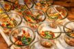 Strozzapreti alla Calabrese und Wolfsbarschfilet auf Zitronen Blattspinat