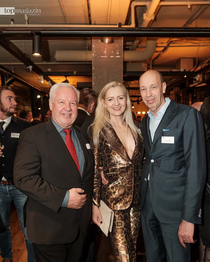 Thomas M. Reimann (Alea) mit Christiane und Prof. Dr. Andreas Dahmen (GHK Management Consulting)