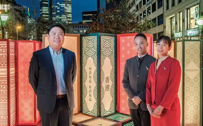 Cathay-Manager Brian Tsoi war mit seinem Team vor Ort, um das Spektakel nicht zu verpassen