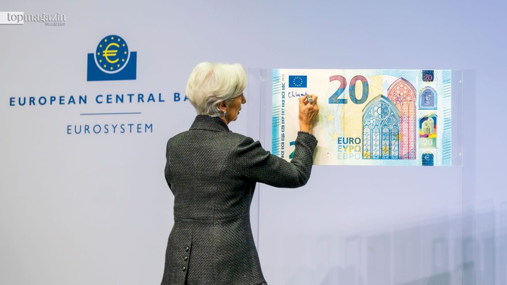 Die Unterschrift von Christine Lagarde findet man seit 2019 auf jedem Geldschein (Foto: European Central Bank)
