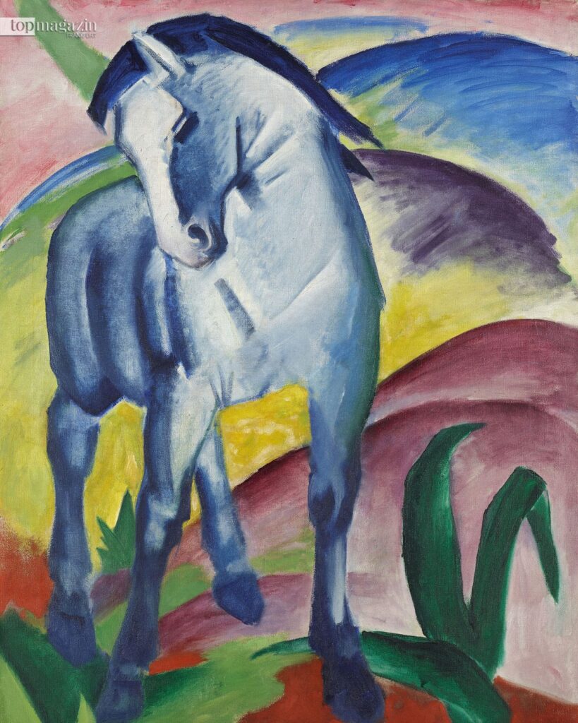 Blaues Pferd von Franz Marc