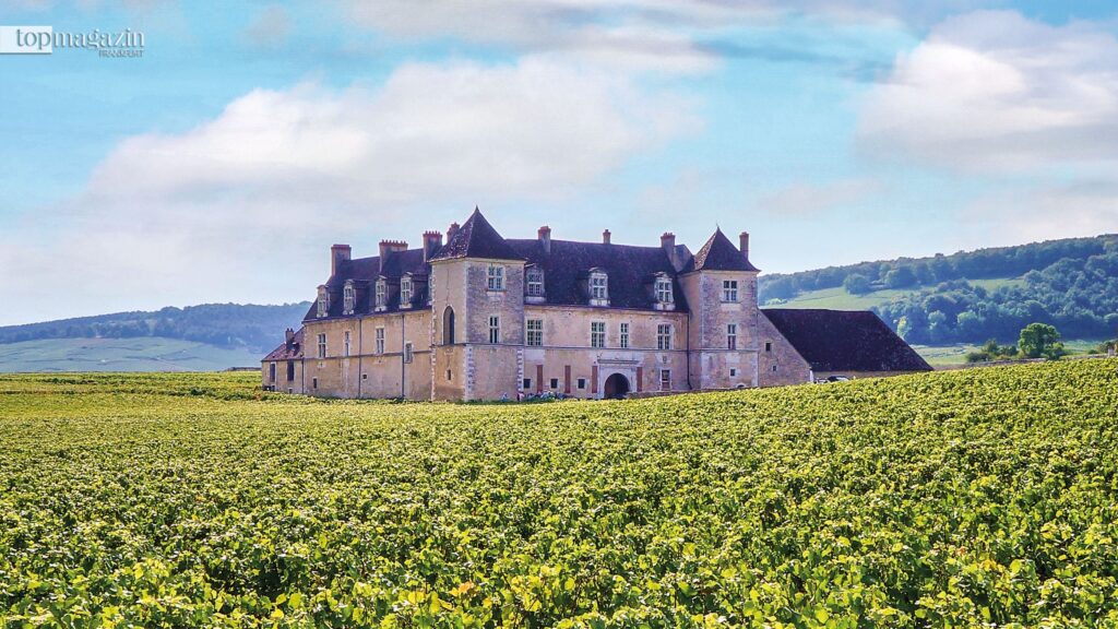 Das Château du Clos de Vougeot wurde im 12. Jahrhundert von Mönchen erbaut (Foto: Pierre André Leclerq / Wikipedia)